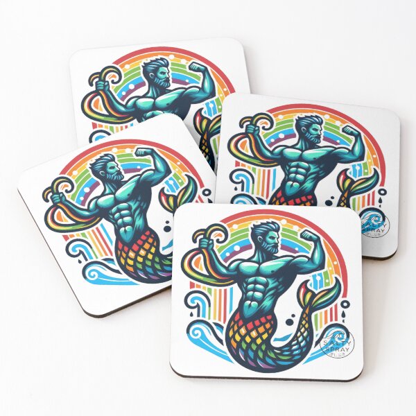 Item preview, Merman Me Watermark Logo designed and sold by SaltySpraySurf.