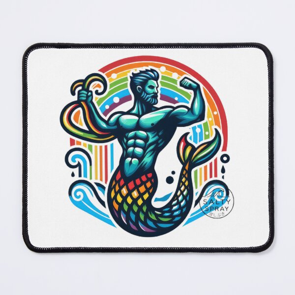 Item preview, Merman Me Watermark Logo designed and sold by SaltySpraySurf.