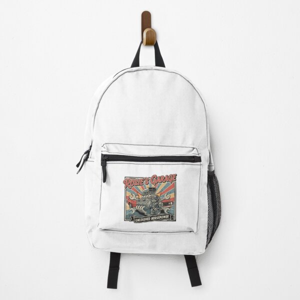 Item preview, Rosie's Garage - Unleashed Horsepower - Vintage Engine Art designed and sold by RedDelaney.