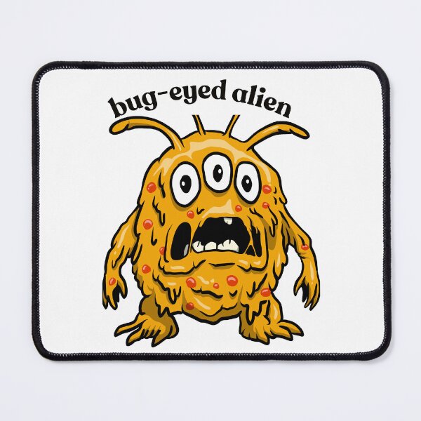 Item preview, bug-eyed alien T-shirt designed and sold by Tiendadeamor.