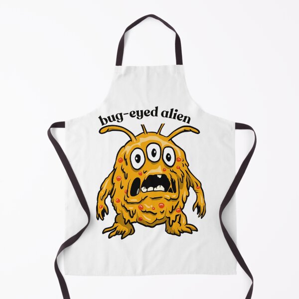 Item preview, bug-eyed alien T-shirt designed and sold by Tiendadeamor.
