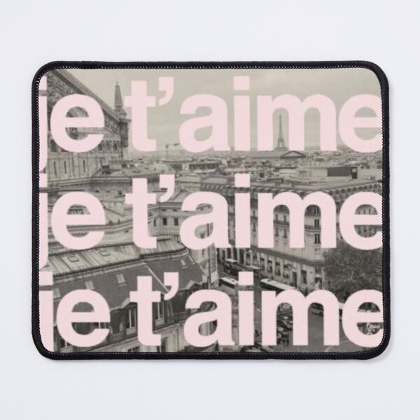 Item preview, Je t'aime Paris Poster mood board designed and sold by potraitsbyana.
