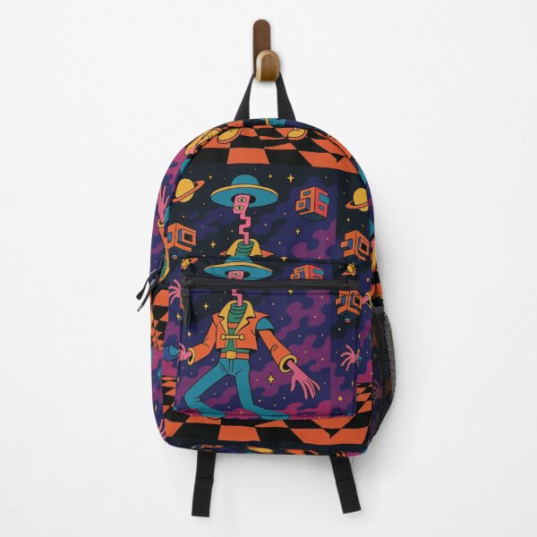 Item preview, Psychedelic Alien Explorer in Cosmic Realm designed and sold by weirdfishes123.