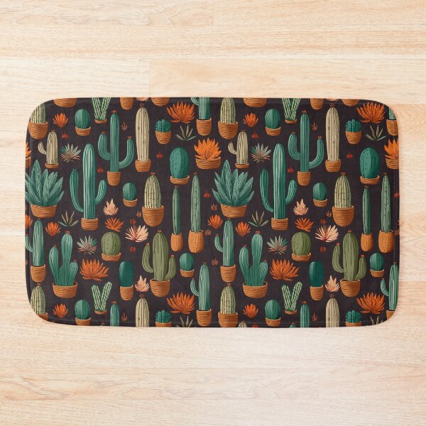 Item preview, Southwestern Cactuses (brown) designed and sold by Doodloom.