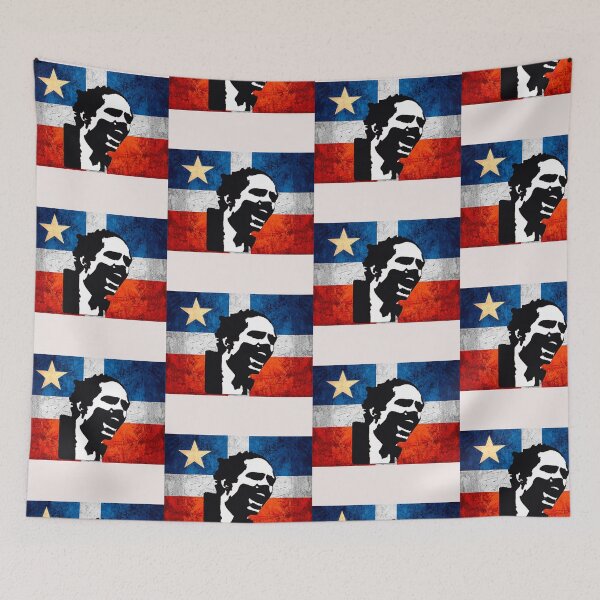 Item preview, El Grito de Lares flag and el maestro Pedro Albizu Puerto Rico designed and sold by erozzz.