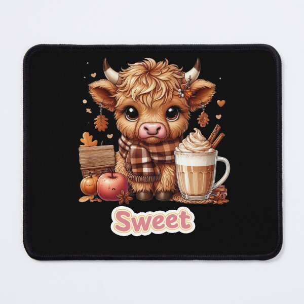 Item preview, Cute Highland Cow Autumn Coffee designed and sold by ProdigyJolly.