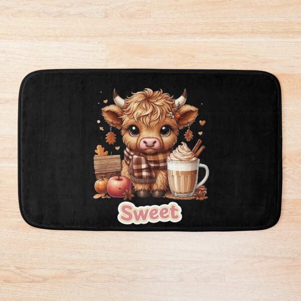 Item preview, Cute Highland Cow Autumn Coffee designed and sold by ProdigyJolly.