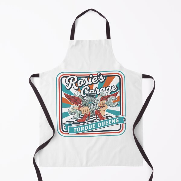 Item preview, Rosie's Garage - Torque Queens - Vintage Pin-Up Art designed and sold by RedDelaney.