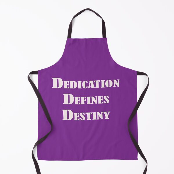 Item preview, Dedication Defines Destiny – Motivational Quote Design designed and sold by ArtNestVerse.