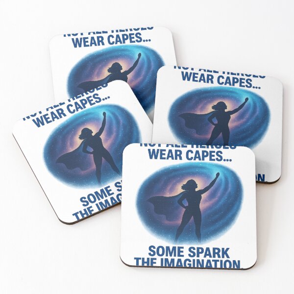 Item preview, Not All Heroes Wear Capes – Cosmic Teacher Superhero Design designed and sold by MforMontessori.