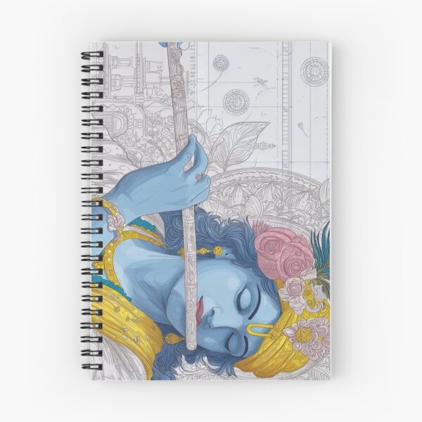 Item preview, Krishna Laying with Flute designed and sold by Anavrisss.