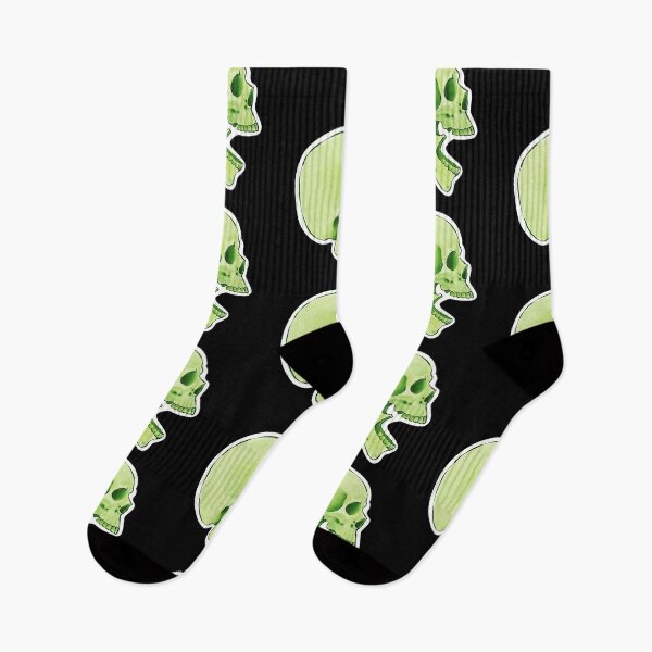 Item preview, Green Screaming Skull designed and sold by MetalTea.