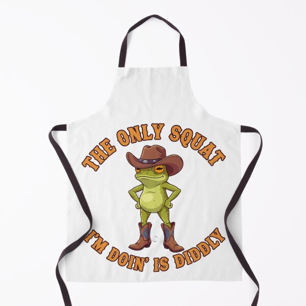 Item preview, The Only Squat I'm Doin' Is Diddly Funny Gym Quote designed and sold by Teetreasure2.