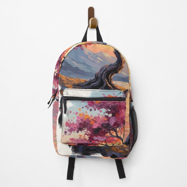Item preview, Vibrant Oil Paint Bonsai Sunset designed and sold by jhharoon.