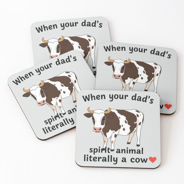 Item preview, When your dad’s spirit animal is literally a cow designed and sold by SSMC DREAM DESIGN.