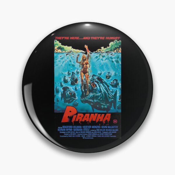 Item preview, They're Here And They're Hungry Piranha Staring Bradford Dillman Heather Kevin McCarthy Keenan Wynn Barbara Steele designed and sold by GeorgeDurham.