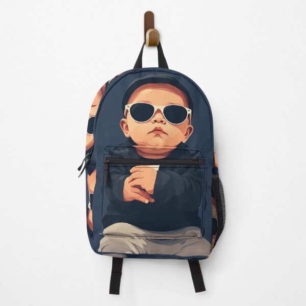 Item preview, A young child dressed in a black hoodie and gray pants sits with hands clasped, exuding a calm and thoughtful demeanor. designed and sold by Innercosmic.