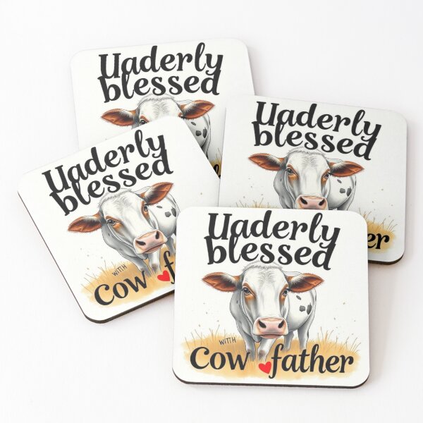Item preview, Udderly blessed with a cow father designed and sold by SSMC DREAM DESIGN.