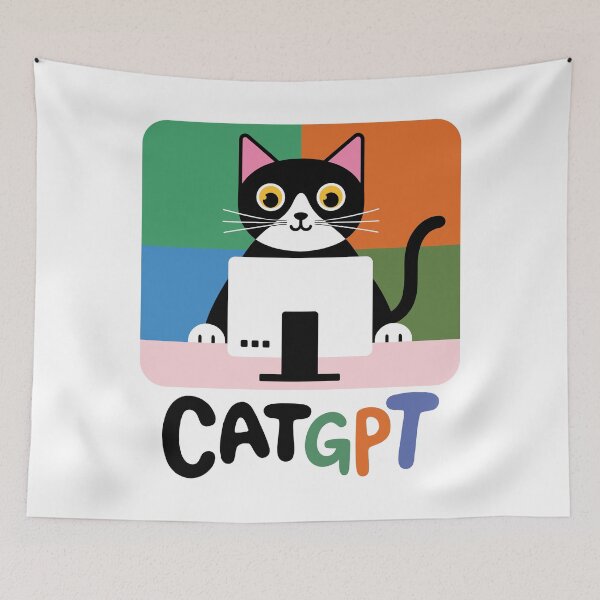 Item preview, Cat GPT. Version 2 designed and sold by ArthousePromos.