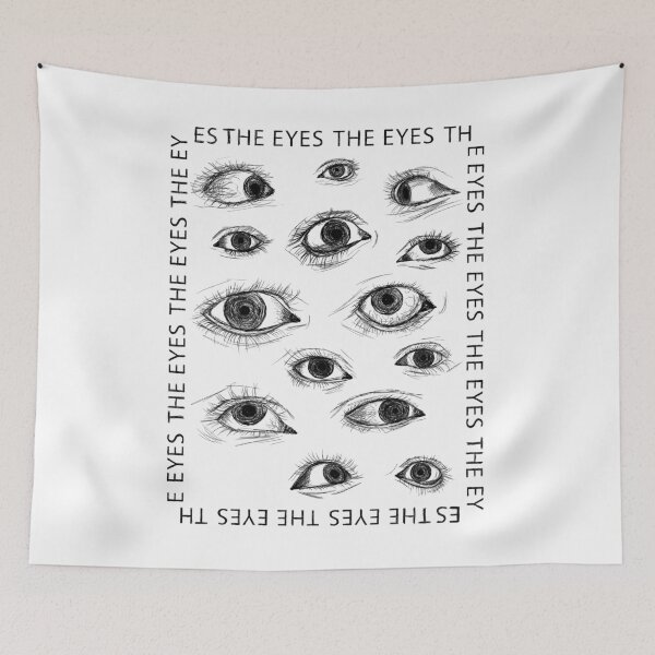 Item preview, The Eyes (are watching) Black designed and sold by MB-Graphix.