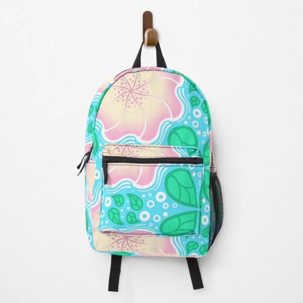 Item preview, Pink Flower Green Leaves on Water designed and sold by Hyraxisz.