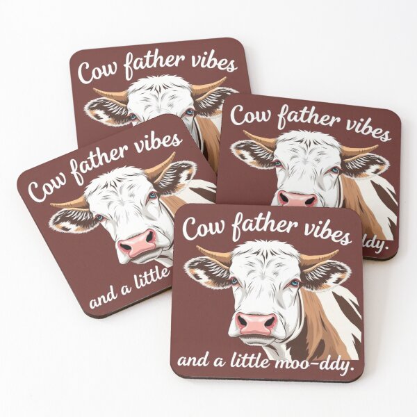Item preview, Cow father vibes – calm, wise, and a little mooo-dy designed and sold by SSMC DREAM DESIGN.