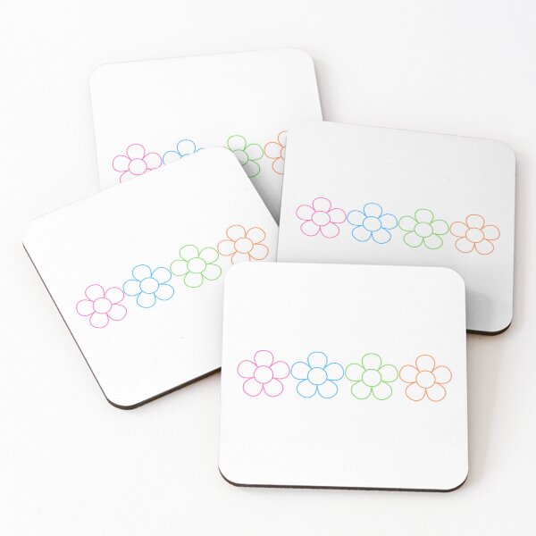 Item preview, Neon Retro Colorful Flowers designed and sold by 0606PM.