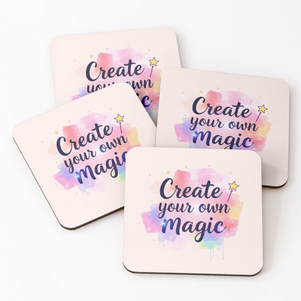 Item preview, Create Your Own Magic - Whimsical Watercolor Design designed and sold by NewAspect.
