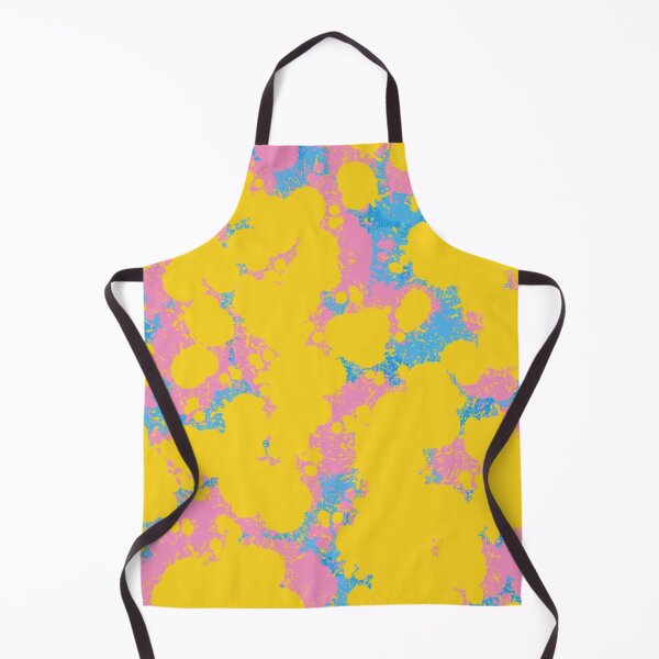 Item preview, Colorful 80s Paint Spatter Fun Retro Contemporary Abstract in Pink Yellow Blue designed and sold by kierkegaard.