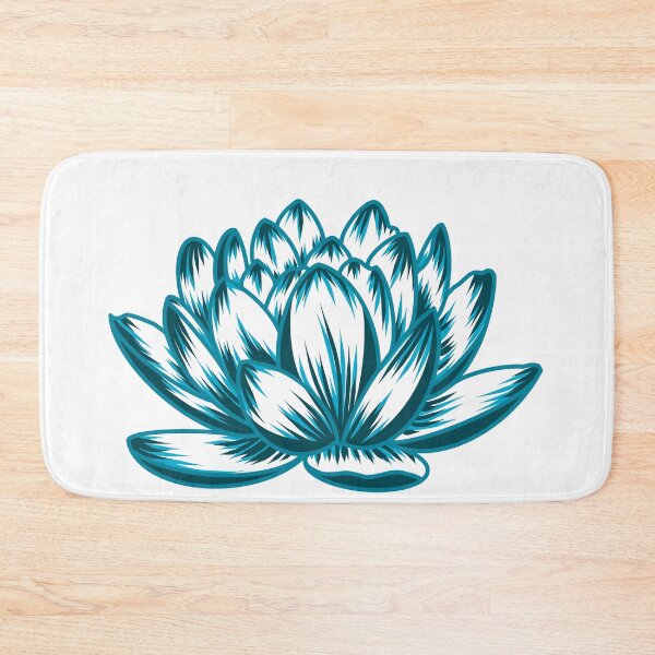 Item preview, Teal Lotus Flower designed and sold by StarlitFirefly.