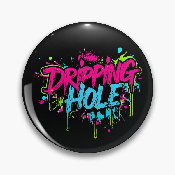 Item preview, Dripping Hole | Gradient Donut Drip Streetwear Design designed and sold by Lunaria Arts.