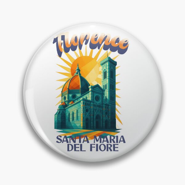 Item preview, Florence, Italy Travel Art – Retro Autumn Dreams designed and sold by Earth Celebration Designs.