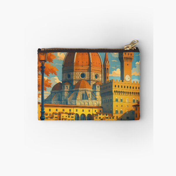 Item preview, Florence Italy Travel Art – Retro Autumn Dreams designed and sold by Earth Celebration Designs.