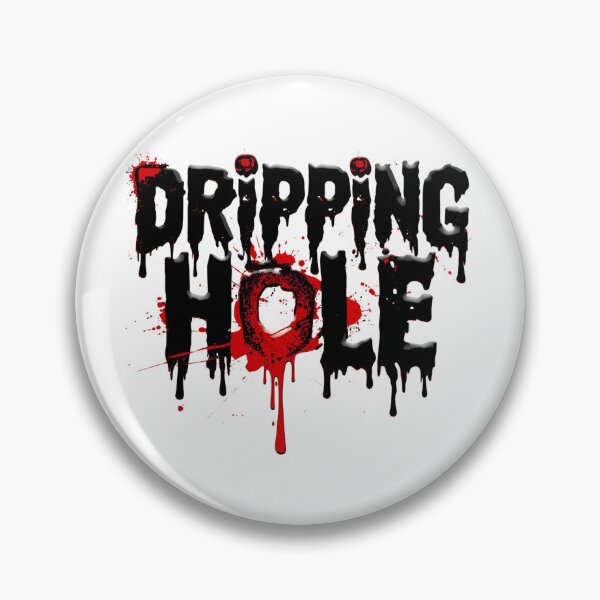 Item preview, Dripping Hole | Horror Drip Font Streetwear Graphic designed and sold by Lunaria Arts.