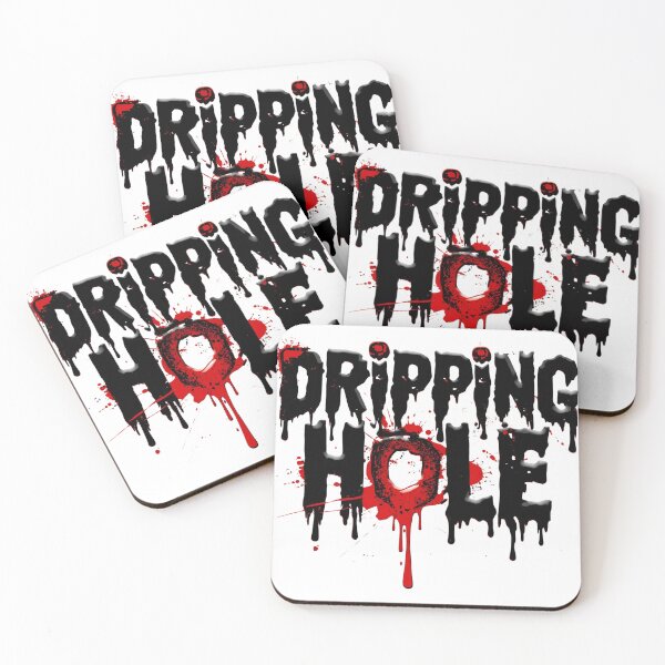 Item preview, Dripping Hole | Horror Drip Font Streetwear Graphic designed and sold by Lunaria Arts.