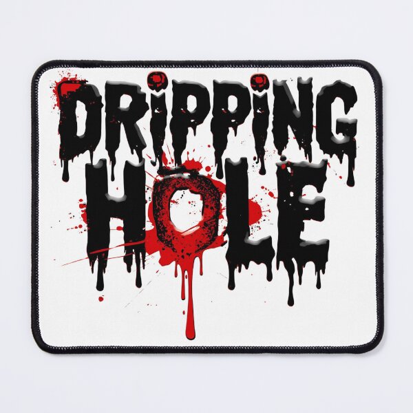 Item preview, Dripping Hole | Horror Drip Font Streetwear Graphic designed and sold by Lunaria Arts.