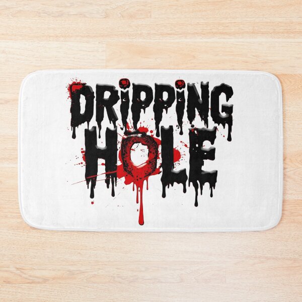 Item preview, Dripping Hole | Horror Drip Font Streetwear Graphic designed and sold by Lunaria Arts.