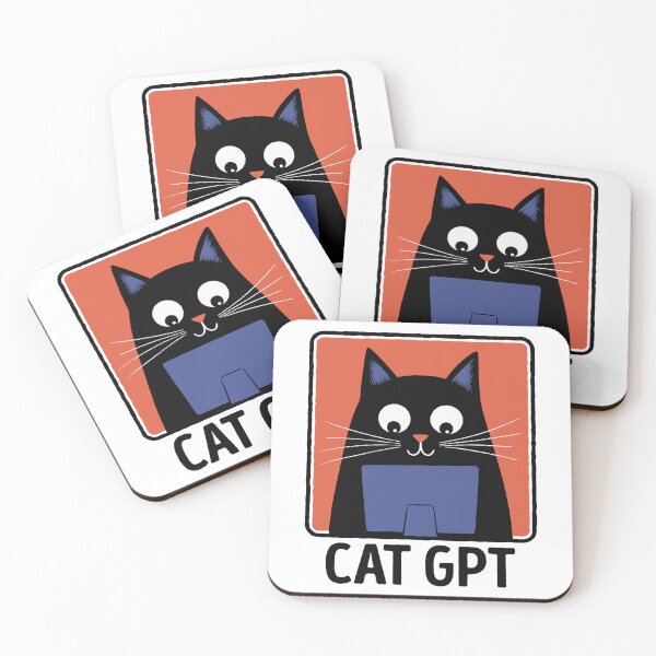 Item preview, Cat GPT. Version 3 designed and sold by ArthousePromos.