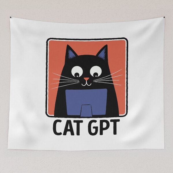 Item preview, Cat GPT. Version 3 designed and sold by ArthousePromos.