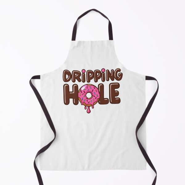 Item preview, Dripping Hole | Funny Donut Drip Typography Design designed and sold by Lunaria Arts.