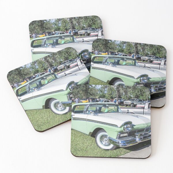 Item preview, 1957 Green & White Ford Fairlane Skyliner Convertible X127 designed and sold by RichFrancoCars.