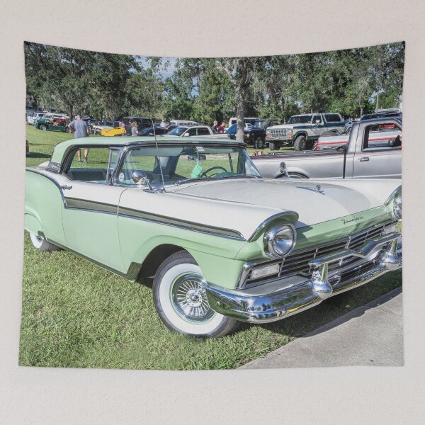 Item preview, 1957 Green & White Ford Fairlane Skyliner Convertible X127 designed and sold by RichFrancoCars.