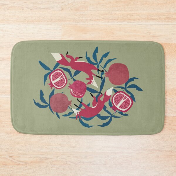 Item preview, pomegranates and foxes designed and sold by tonadisseny.