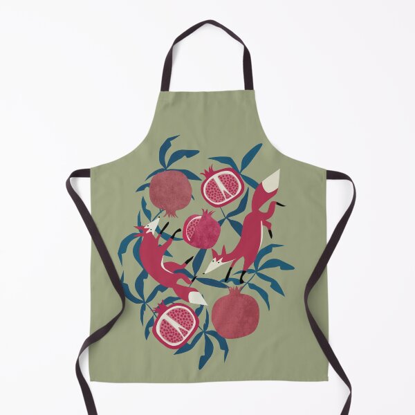 Item preview, pomegranates and foxes designed and sold by tonadisseny.