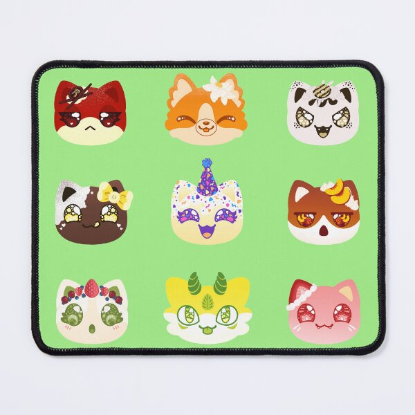 Item preview, Birthday Cake Meemeow Cat Pattern designed and sold by ACenturyMage.