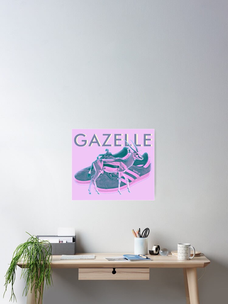 Imagen 2 de 3, Póster con la obra Vintage Adidas Gazelle ( Petal ), diseñada y vendida por jjcrane1966.