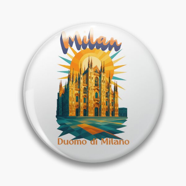Item preview, Greetings from MILAN - ITALY - Retro Autumn Dreams designed and sold by Earth Celebration Designs.