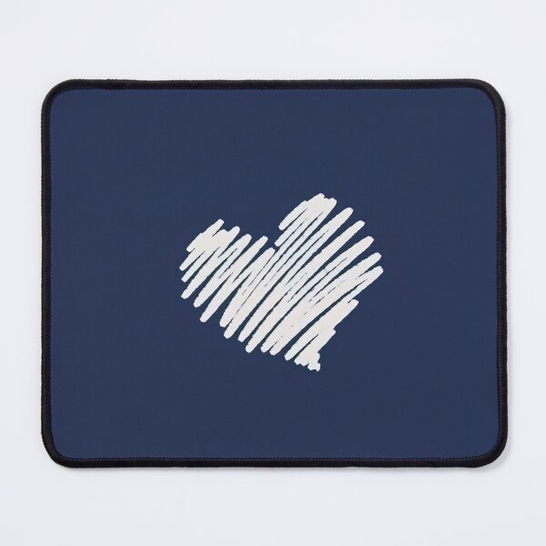 Item preview, Scribbled Heart on Dark Background designed and sold by dizidroz.