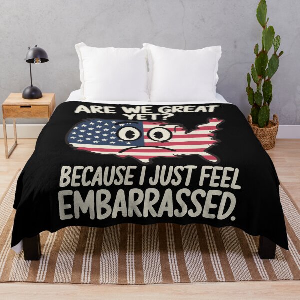 Item preview, Are We Great Yet Anti Trump Sarcastic Saying America Great designed and sold by MintaApparel.