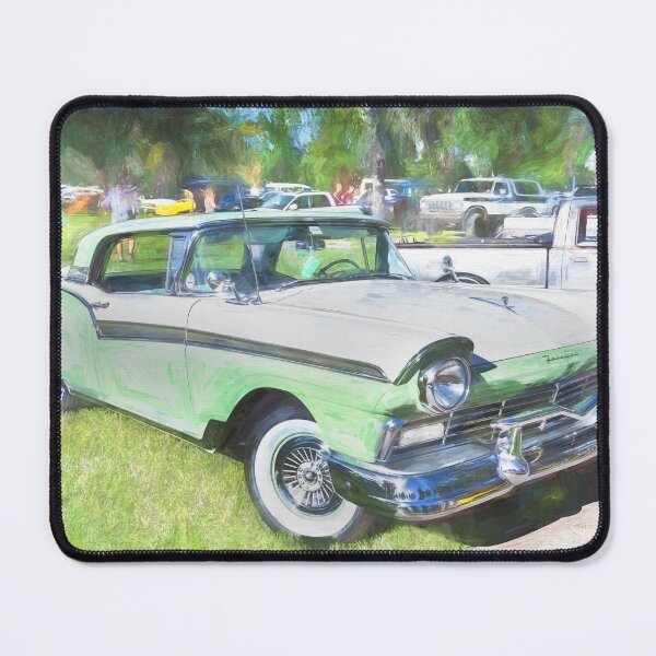Item preview, 1957 Green & White Ford Fairlane Skyliner Convertible X128 designed and sold by RichFrancoCars.